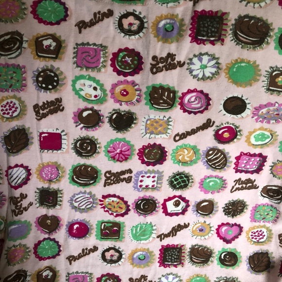 NICK&NORA SWEETS PJS, RARE PLUS SZ3X, EUC, SWEETS THROUGHOUT, JERSEYW/GLITTER… - Picture 4 of 15